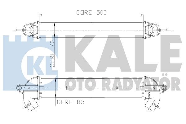 KALE OTO RADYATÖR Kompressoriõhu radiaator 157000